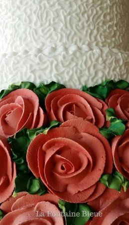 Icing roses